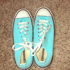 light blue converse